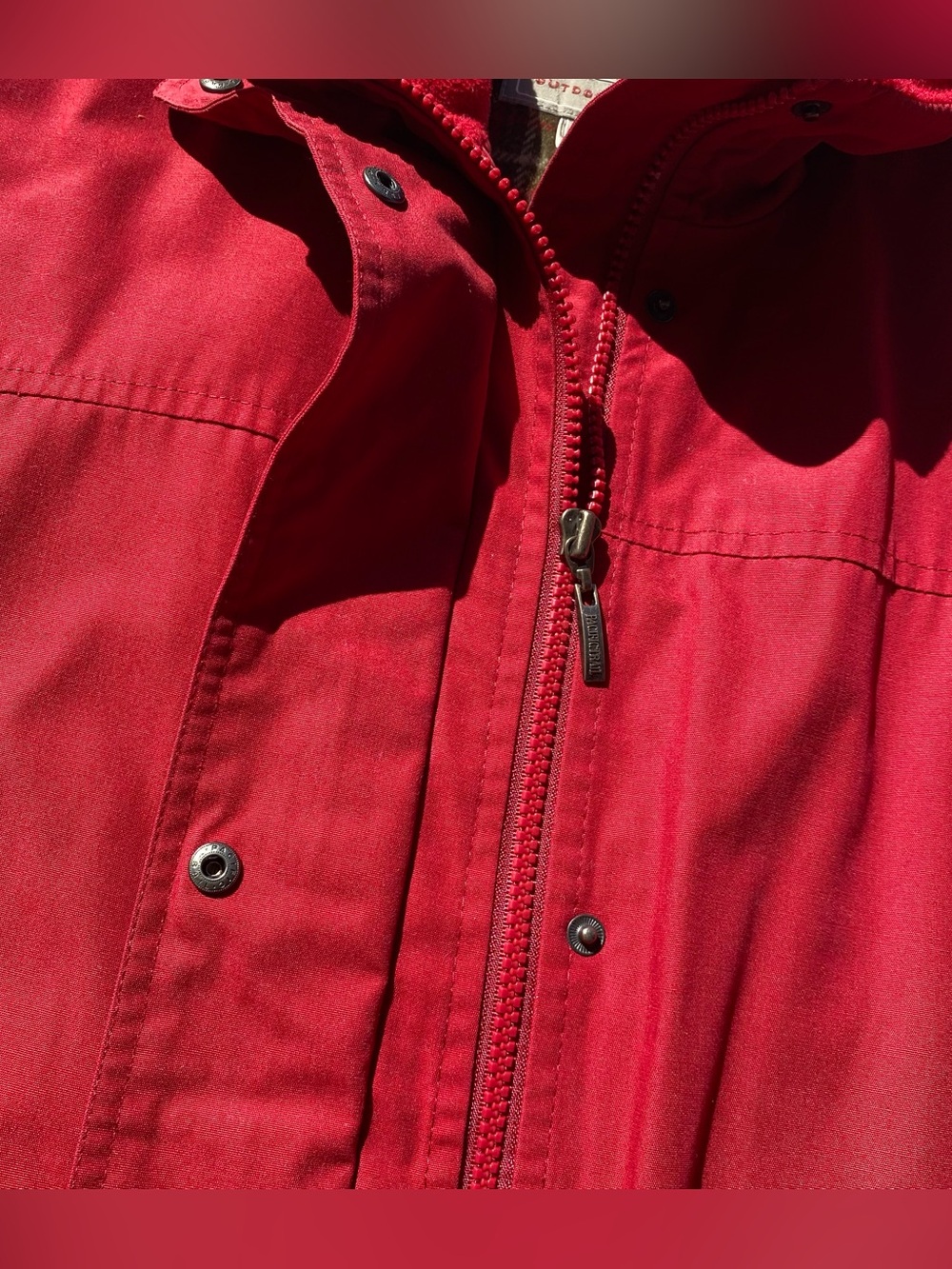 Ladies Pacific Trail red barn coat chore jacket fall winter layering utility L - Picture 8 of 9